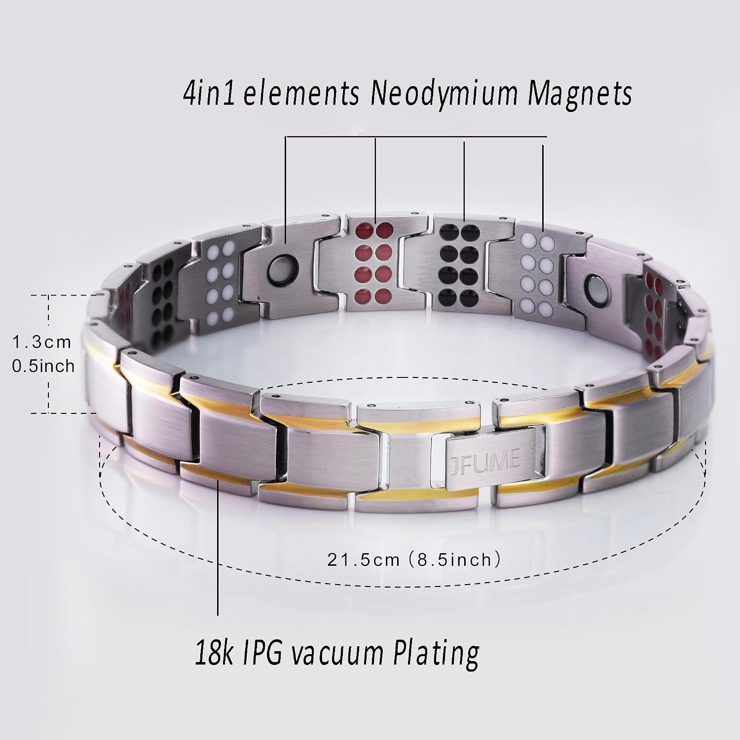 Thumbnail 3 de JFUME bracciale magnetico 22 cm