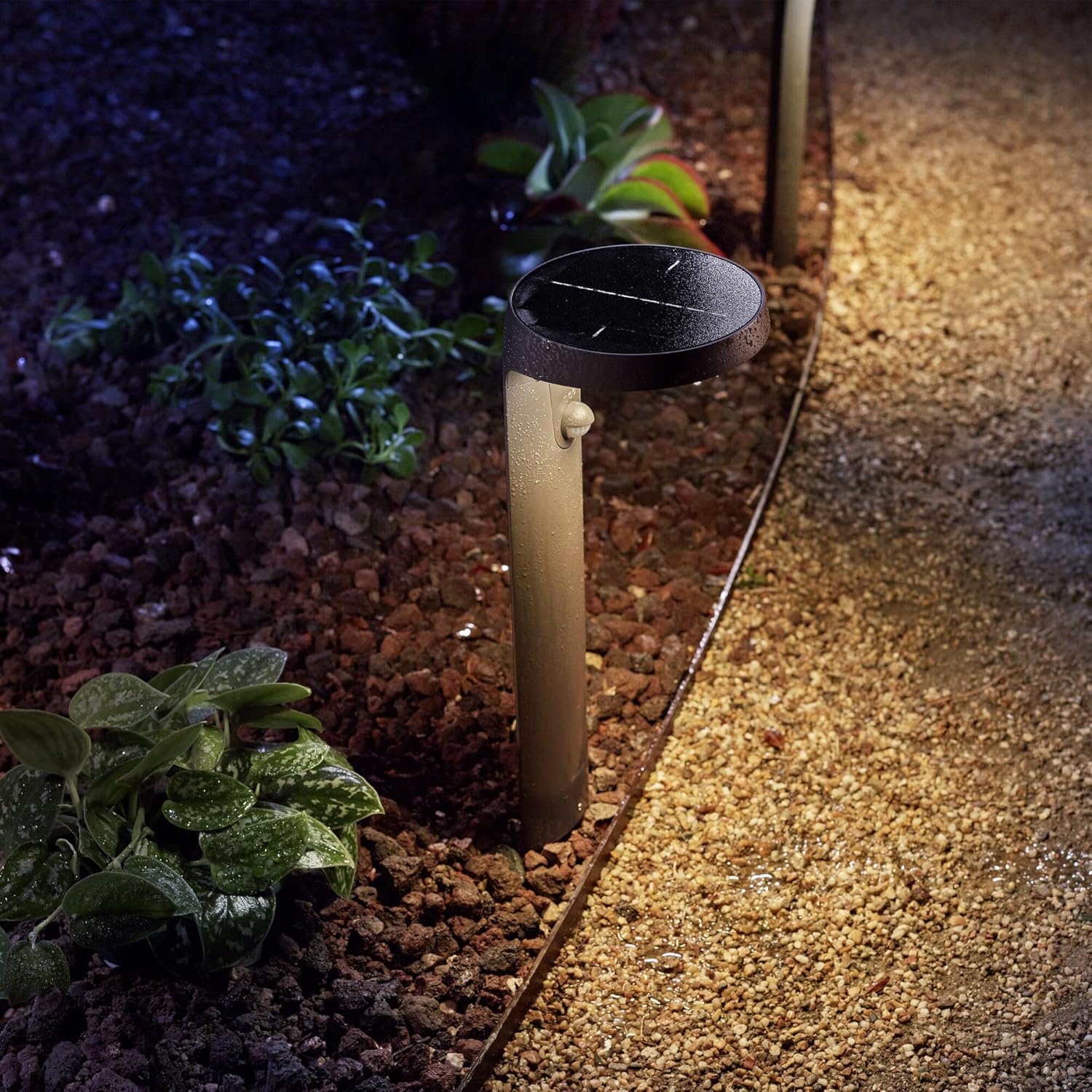 Thumbnail 2 de Philips LED Tyla paletto alto da esterni a energia solare con sensore di movimento e IP44 (1,2W)