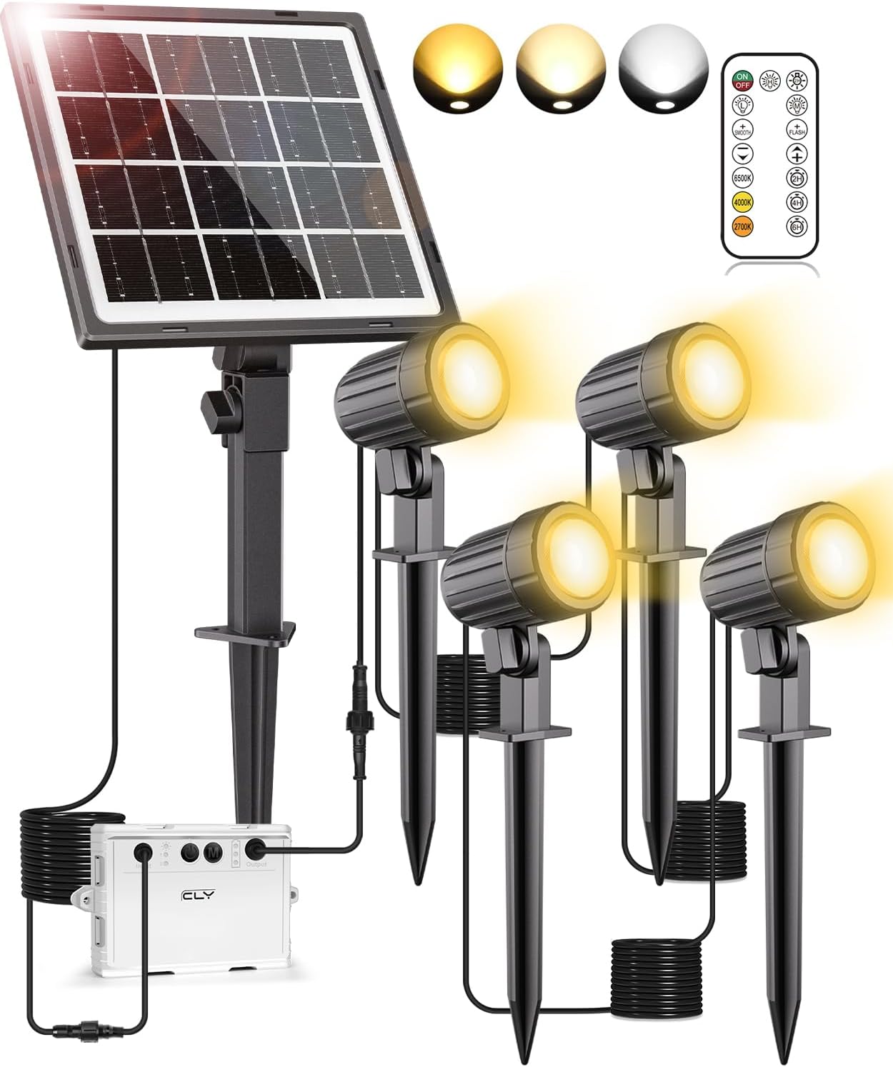 Detalle de CLY CLY Faretti Solari da esterno LED 5000mAh