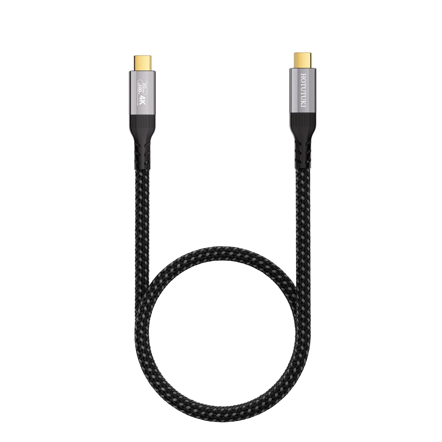 Detalle de HOTUTUKI USB-C to USB-C cable 0.6m 20Gbps