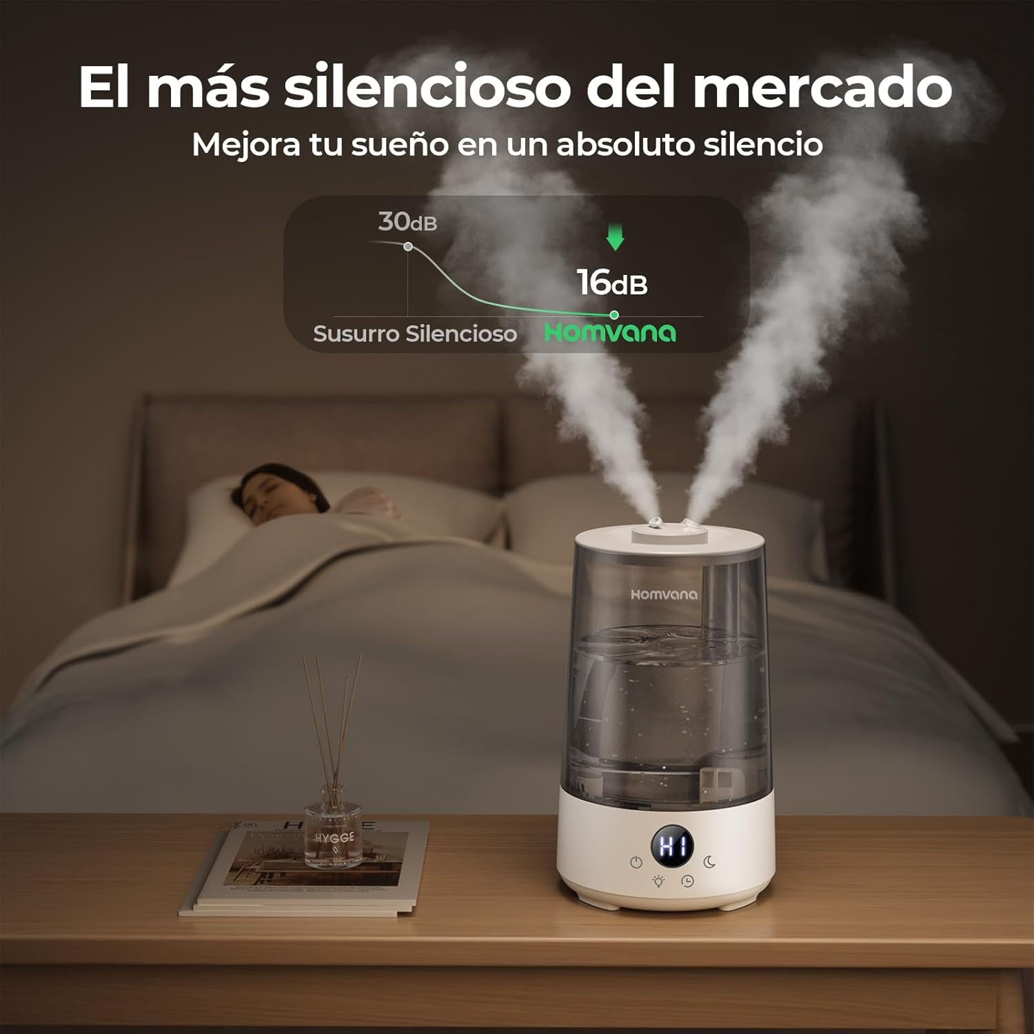 Detalle 2 de Homvana Humidificador 3.6L Cool Mist