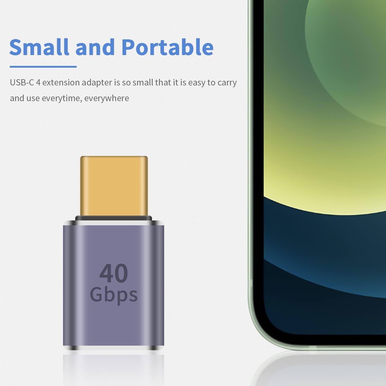 Thumbnail 4 de Duttek USB‑Typ‑C Adapter 40 Gbit/s 🔌