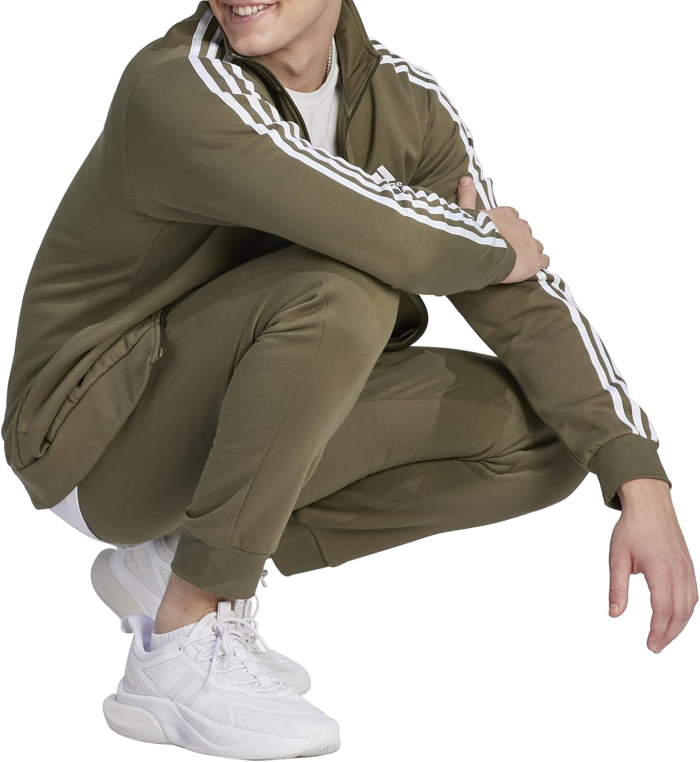 Thumbnail 4 de adidas SPORTSWEAR BASIC 3 STRIPES TRICOT Chándal hombre L