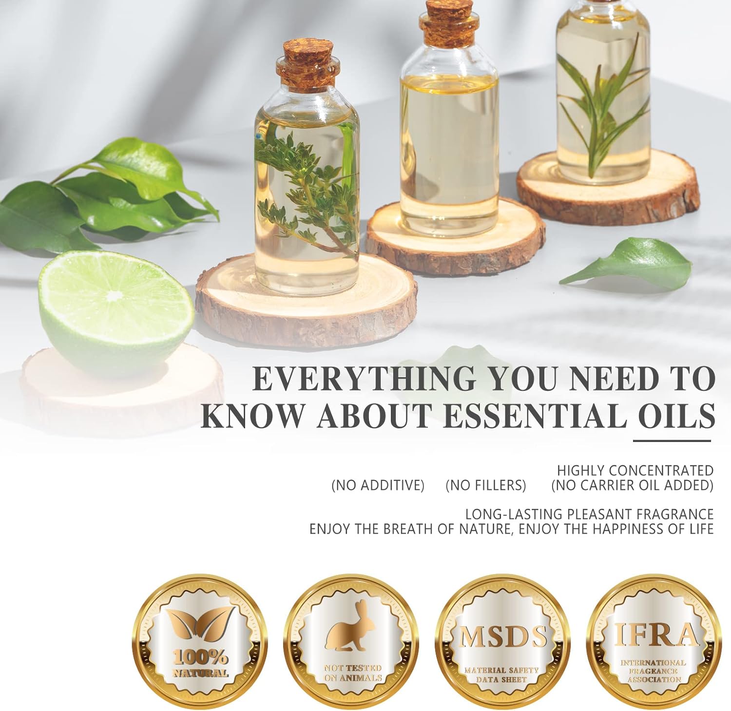 Thumbnail 6 de MAYJAM Lemon Essential Oils 100ML for Diffusers and DIY (Amber Glass Bottle)