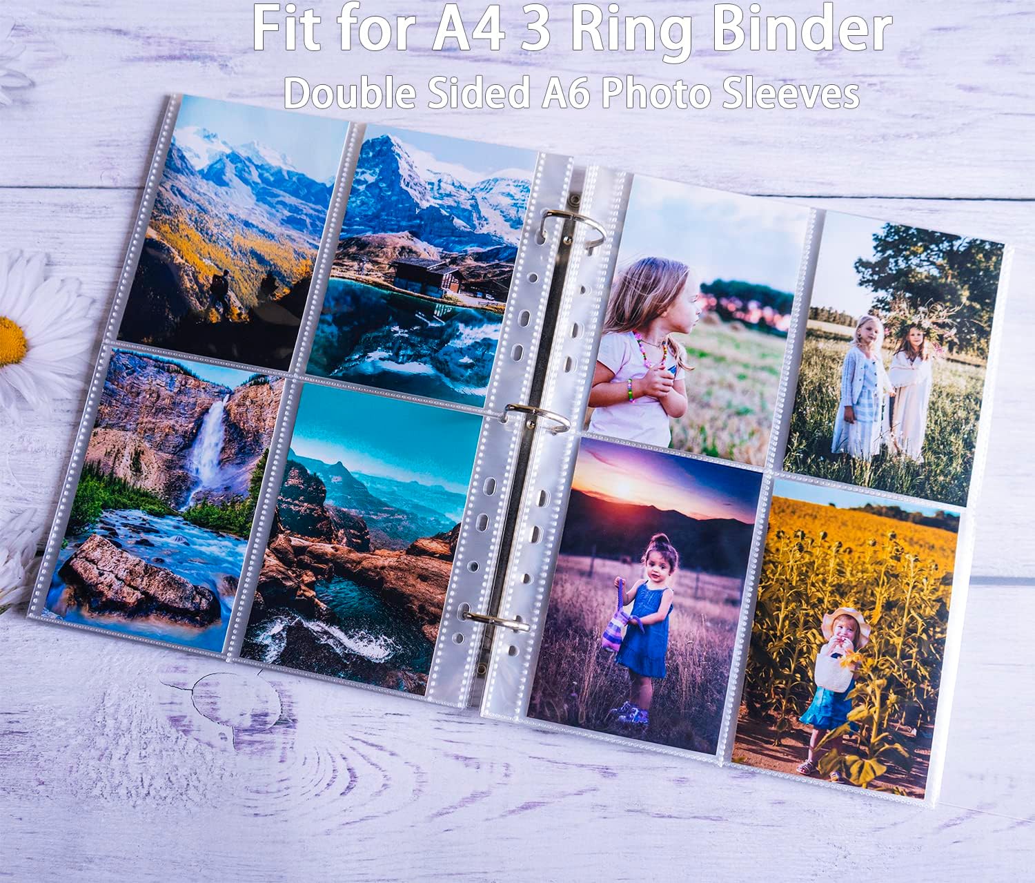 Thumbnail 3 de 240 A4 Fototaschen für Ringbuch, 30er Pack
