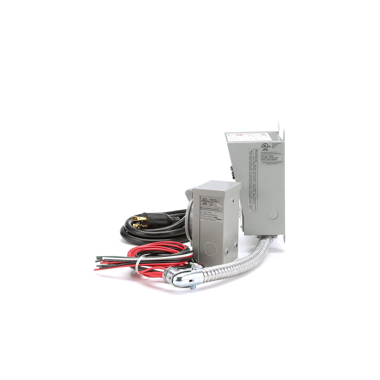 Thumbnail 6 de Reliance Controls 31406CWK 30 Amp 6-Circuit Pro/Tran Transfer Switch Kit for Generators (7500 Watts) — Gray