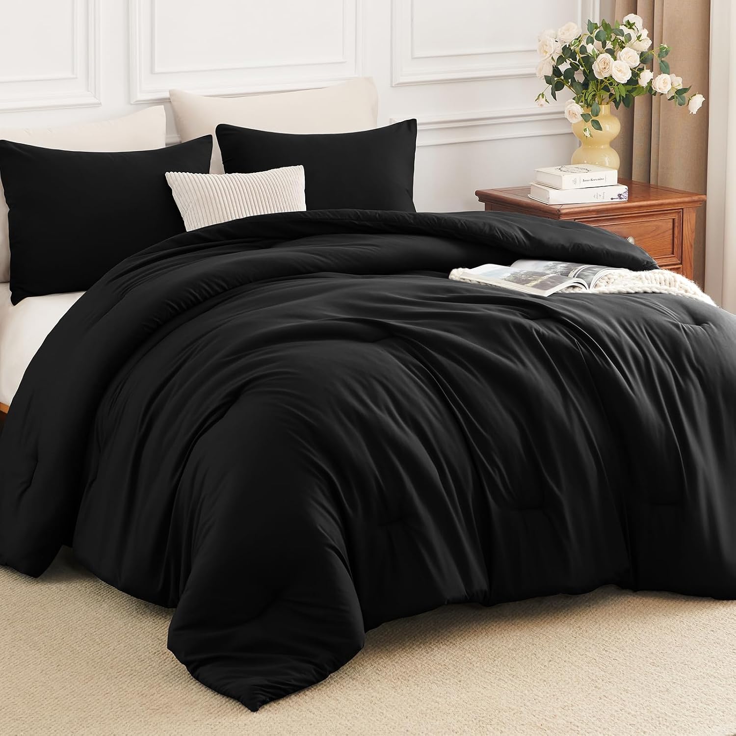 Detalle de HIMEET Queen Comforter Set 90 x 90 Inches