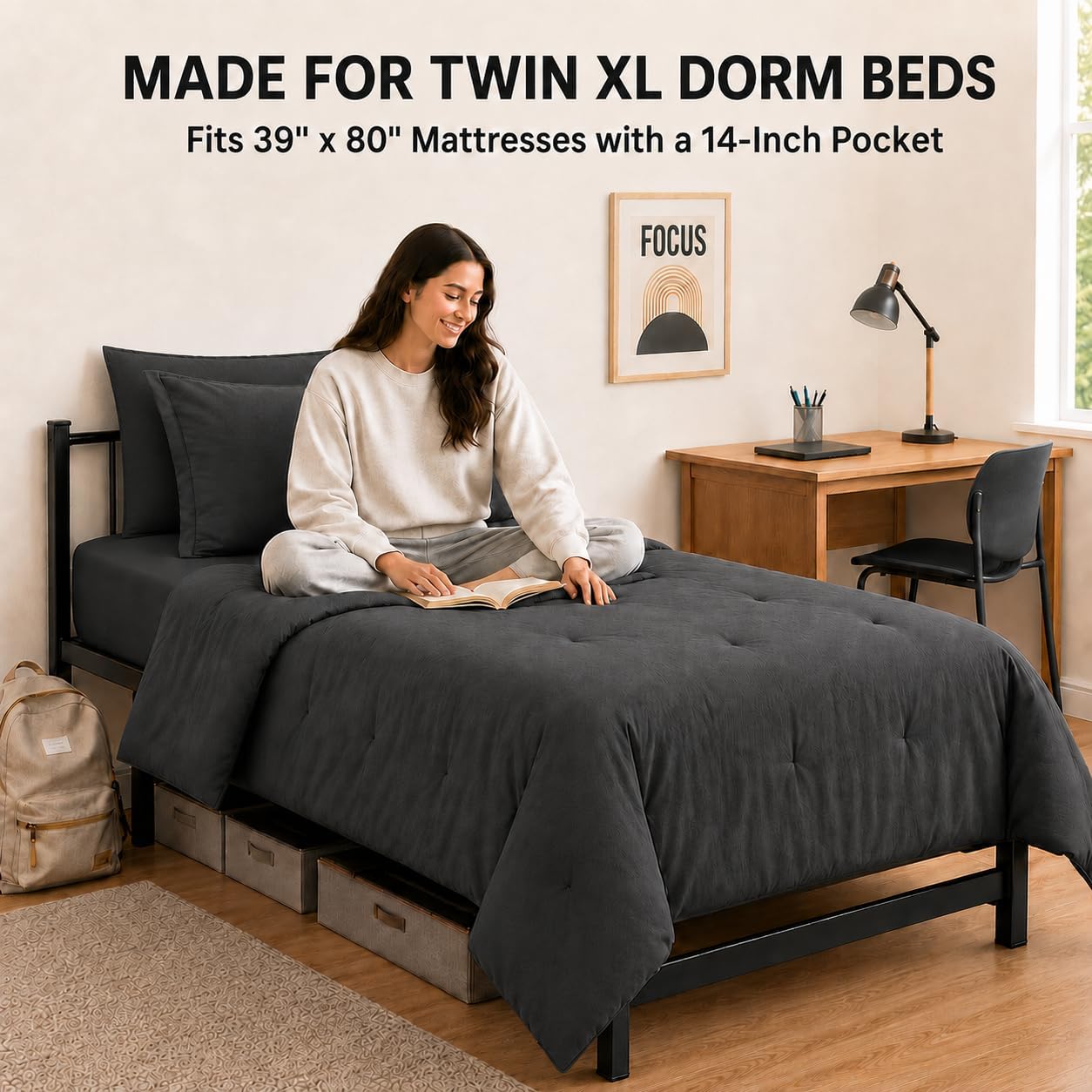 Detalle de HIMEET Twin XL Comforter Set