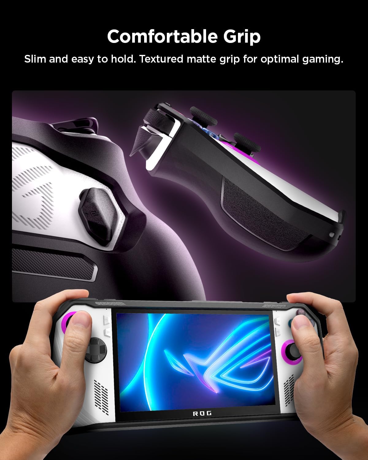 Thumbnail 4 de Spigen Rugged Armor TPU con cinturino da polso per ASUS ROG Ally (RC71L) – custodia protettiva anti-graffio