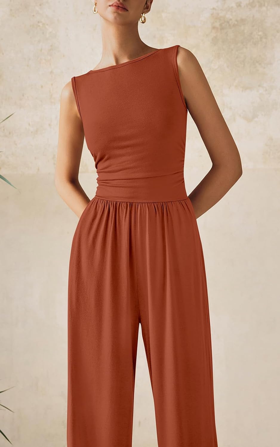 Detalle de PRETTYGARDEN One Piece Jumpsuit sleeveless romper 🌴