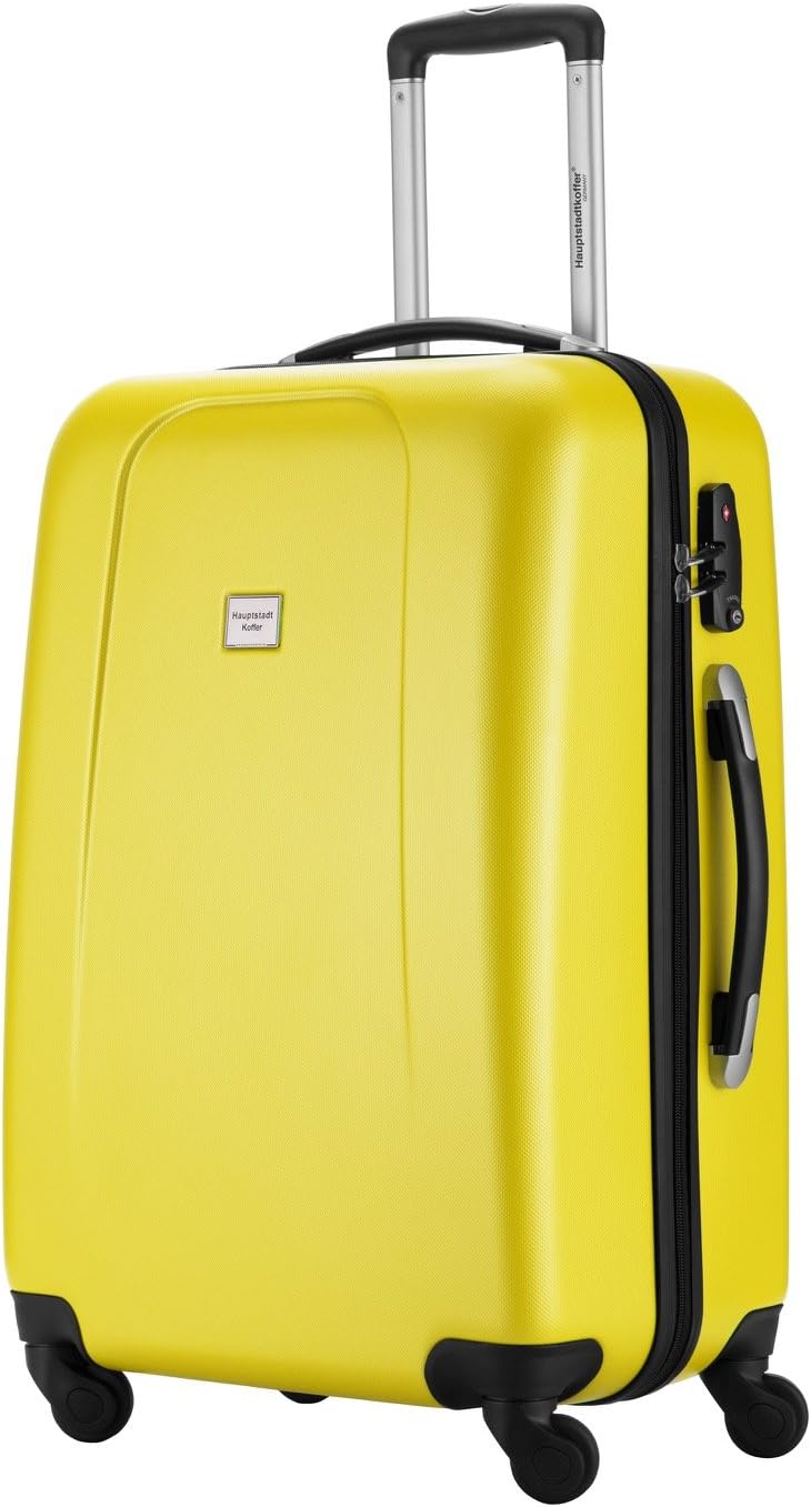 Detalle de HAUPTSTADTKOFFER® Wedding – Valise rigide 71 litres, jaune mat, TSA