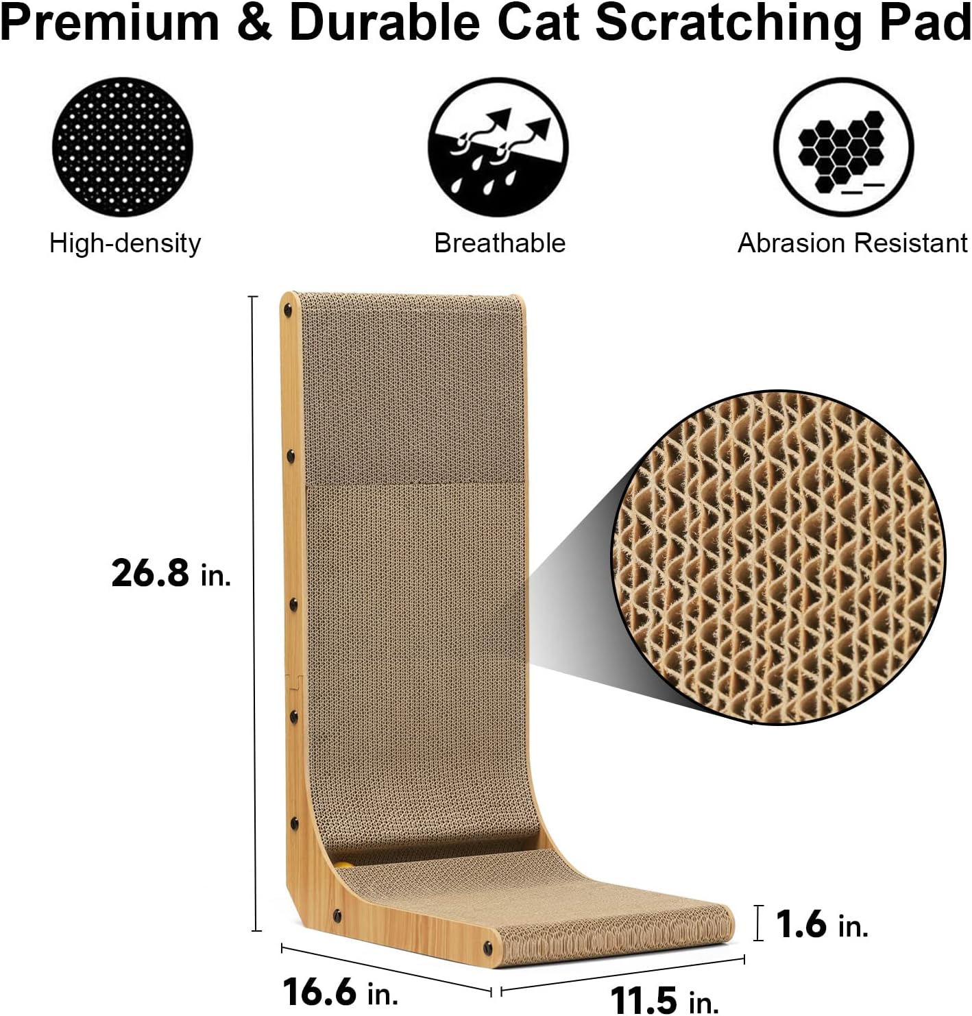Detalle 1 de FUKUMARU 26.8 Inch L Shape Cat Scratcher