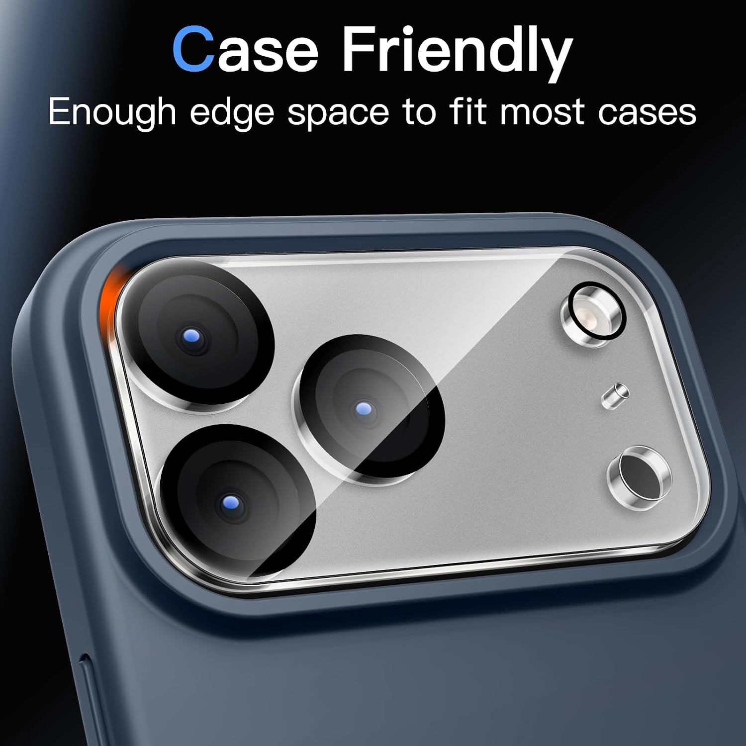 Thumbnail 6 de JETech Camera Lens Protector for iPhone 17 Pro 6.3-Inch (3-Pack) – 9H Tempered Glass, HD Clarity