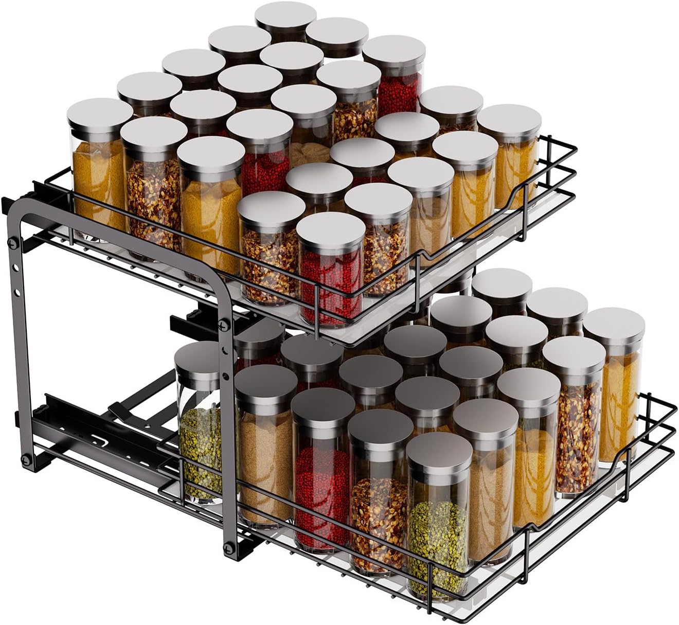 Thumbnail 6 de MAYZOLOP 2-Tier Pull-Out Spice Rack