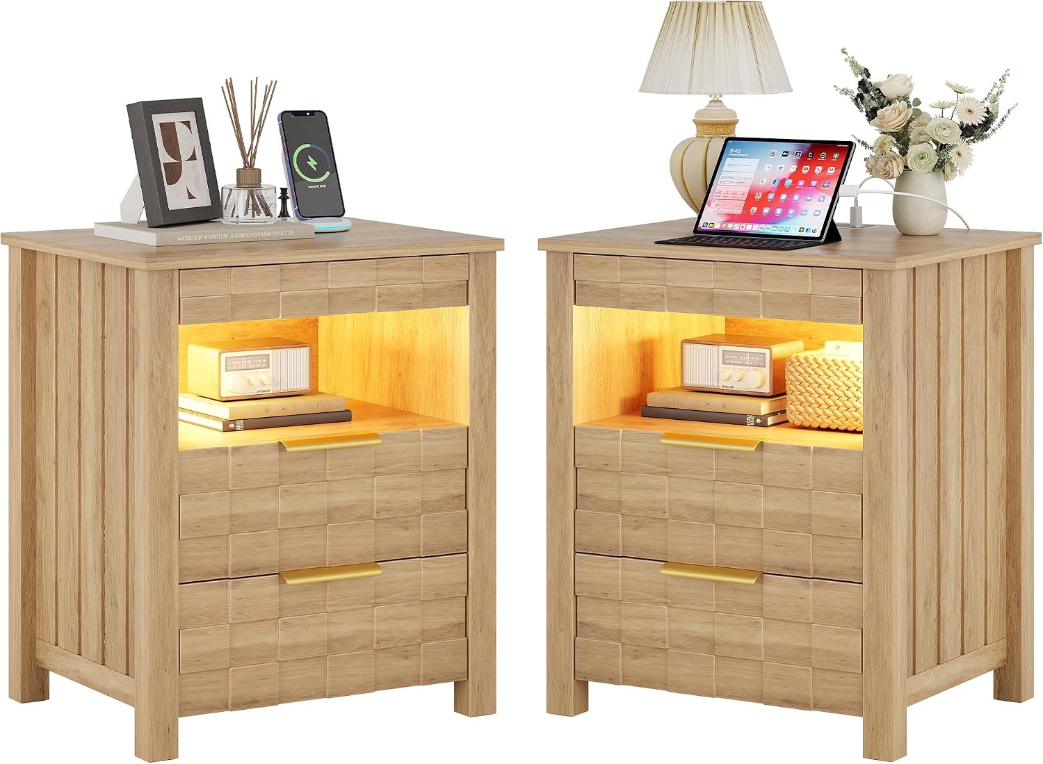Detalle de Dystler Nightstand 17.7-Inch