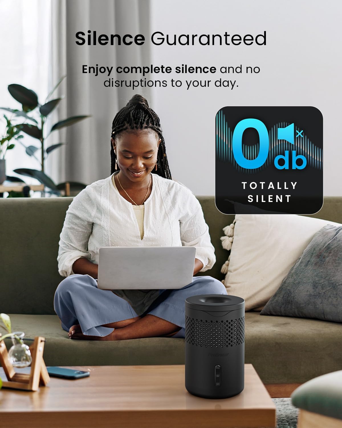 Detalle 1 de Pro Breeze Osmo Dehumidifier 700g refillable tablet