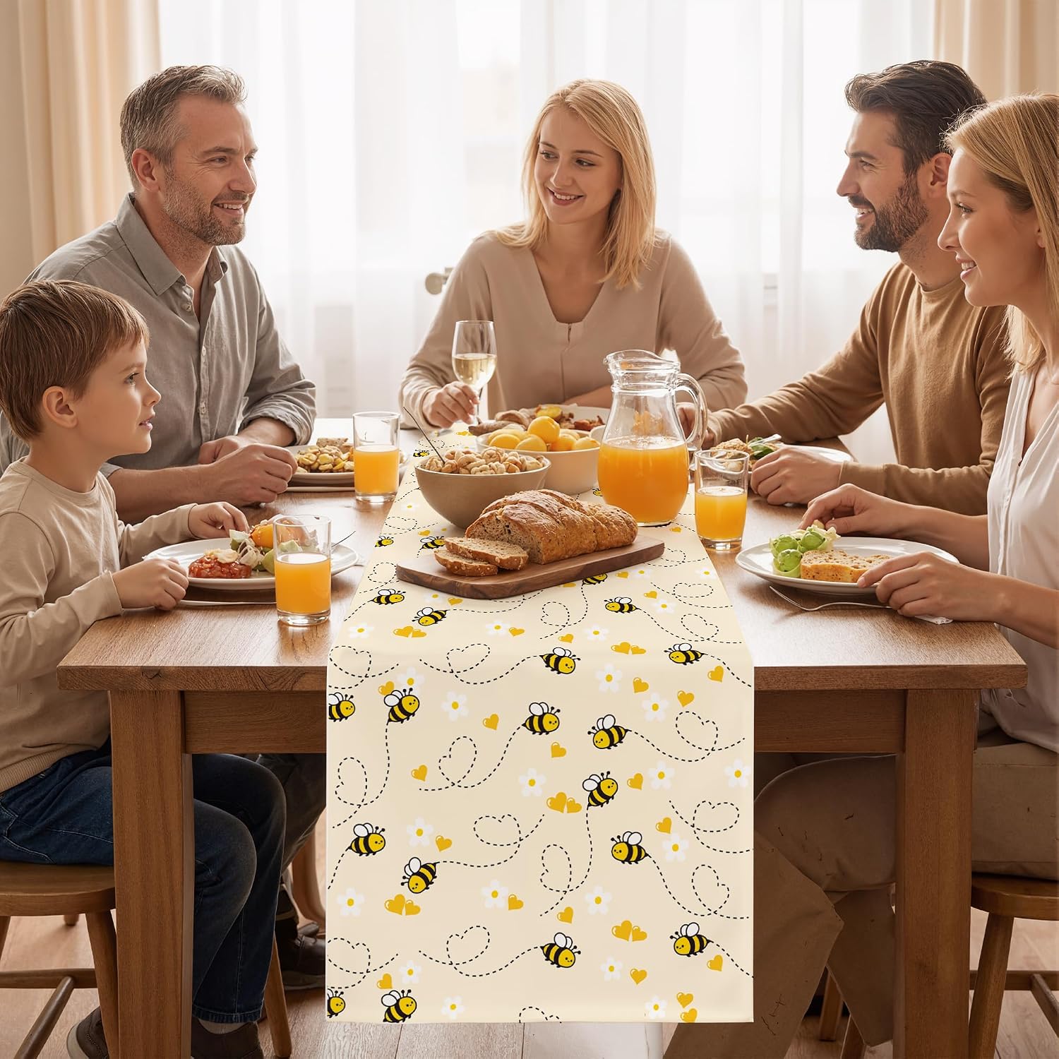 Thumbnail 5 de OHOME Bee Table Runner in Polyester