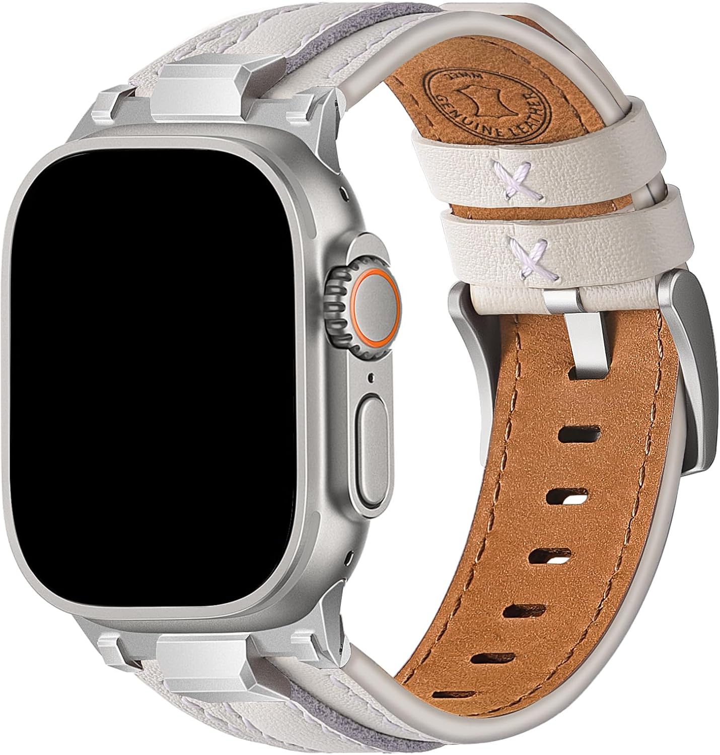 Thumbnail 6 de Wristitani Lederarmband aus echtem Leder für Apple Watch (49/46/45/44/42 mm)