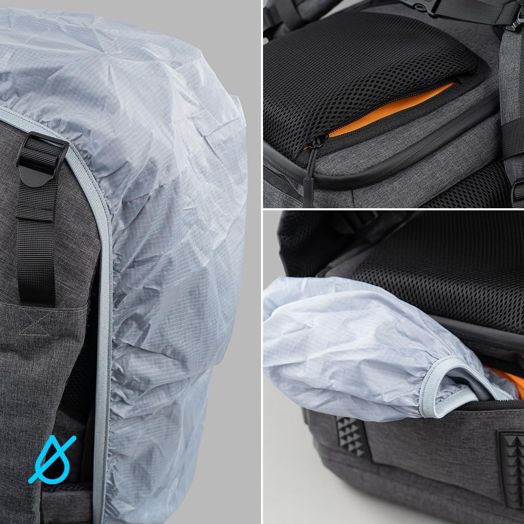 Thumbnail 5 de DÖRR Fotorucksack Prag Pro 20L & Prag Go 16L – wasserdicht mit 16-Zoll-Laptopfach, Stativhalterung & flexibler Fotoeinteilung