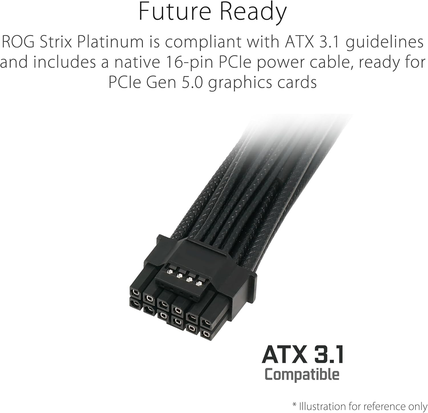 Thumbnail 4 de ASUS ROG Strix 1000W Platinum Gaming Netzteil (Vollmodular, ATX 3.1, PCIE 5.1, GaN-MOSFET, 12V-2x6)