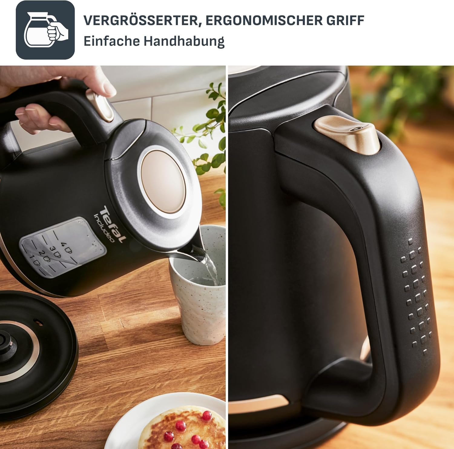 Detalle 2 de Tefal KI5338 Includeo 1 L Wasserkocher