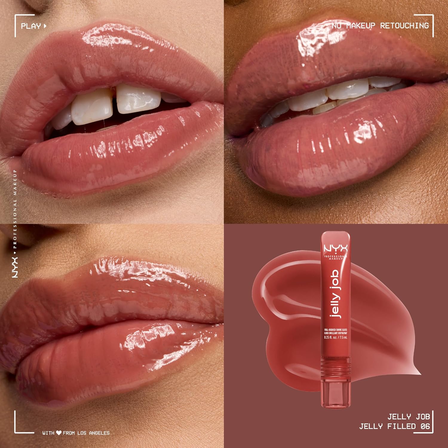 Detalle 2 de NYX Jelly Job lucidalabbra 8 ml đź’„