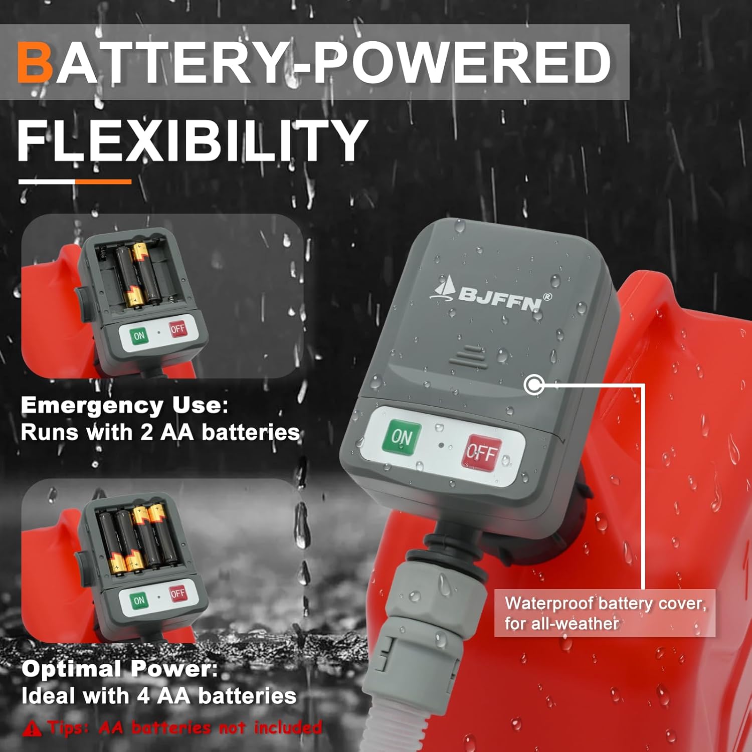 Thumbnail 3 de Gas Can Fuel Pump Portable - Quick, Battery-Powered Fuel Transfer for Gasoline, Diesel, and More