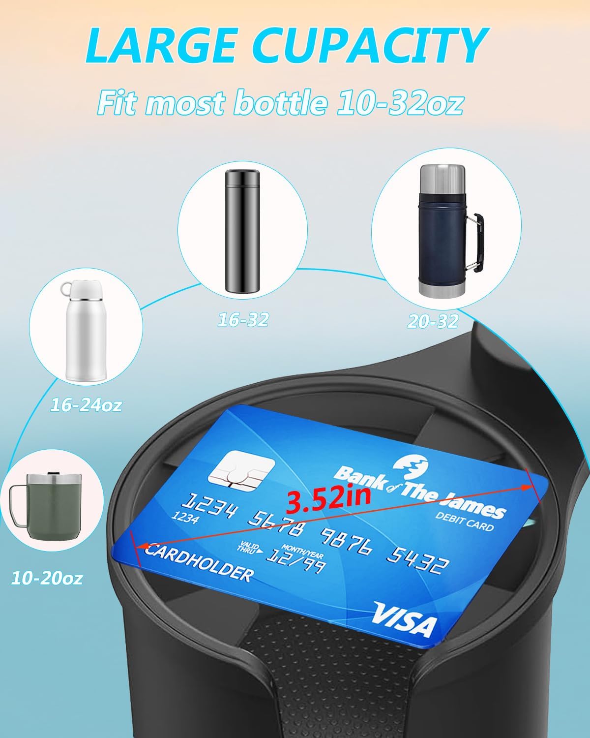 Thumbnail 6 de Cup Phone Holders 360° Adjustable 2.5-4"