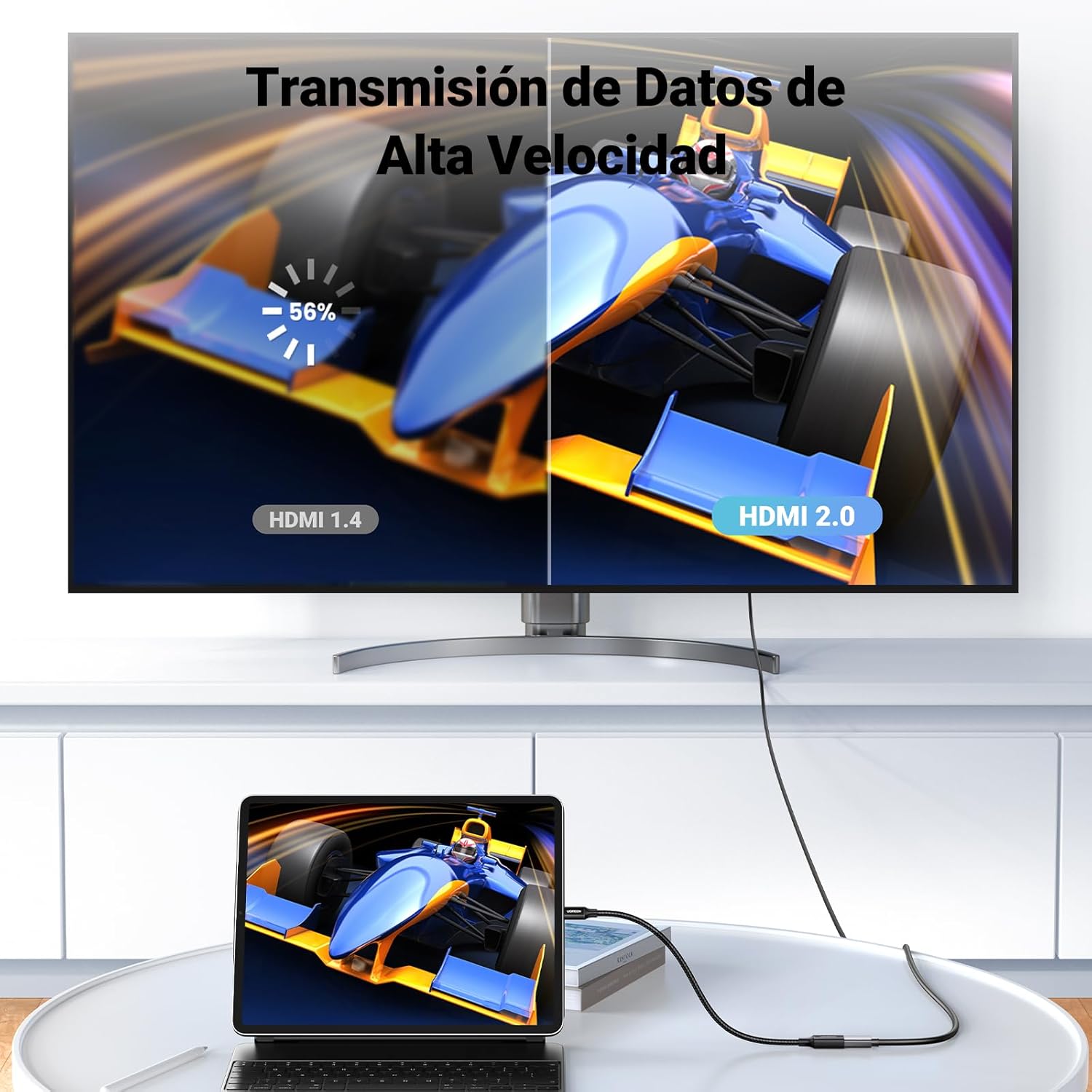 Thumbnail 1 de UGREEN Adaptador Micro HDMI 4K - Conexión Perfecta 🎥