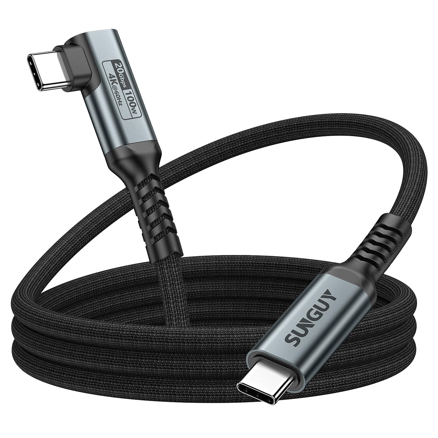 Detalle de SUNGUY Cable USB C a USB C 1M 100W