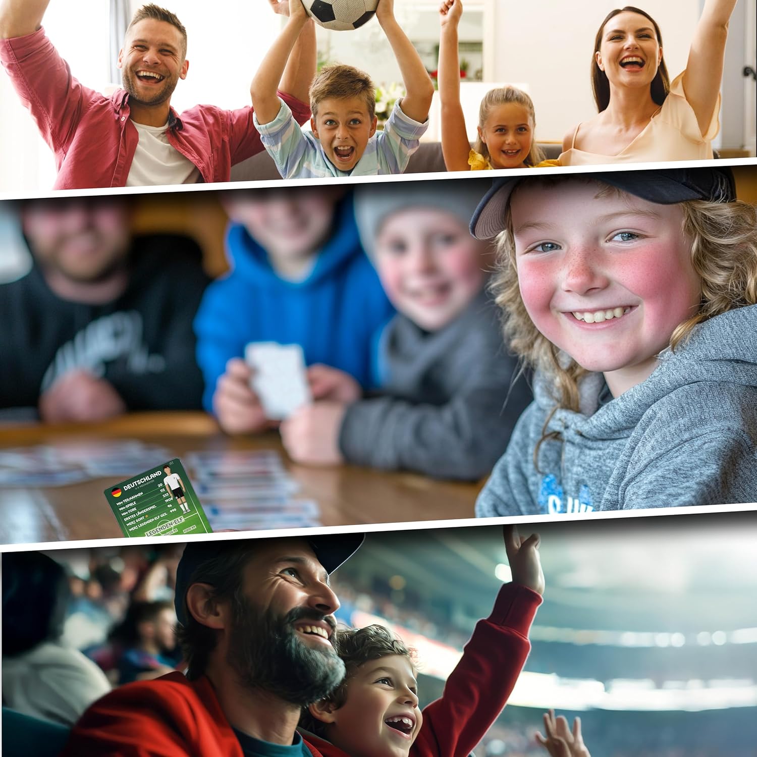 Detalle de Spielefabrik Fußball QUARTETT – Das kompakte Fußball-Kartenspiel für Fans ab 7 Jahre