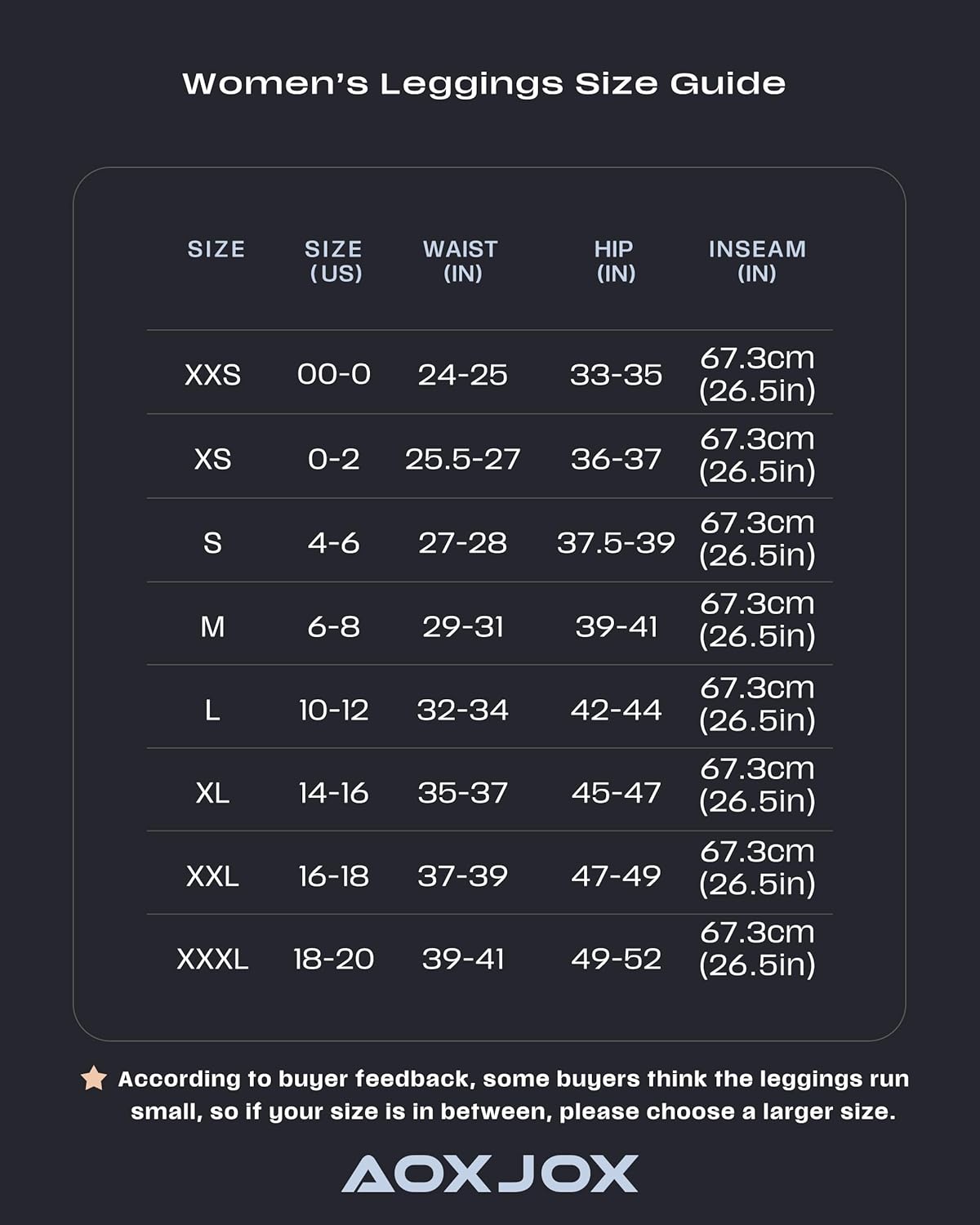 Thumbnail 6 de Aoxjox Trinity High Waisted Workout Leggings for Women (26.5" Inseam)