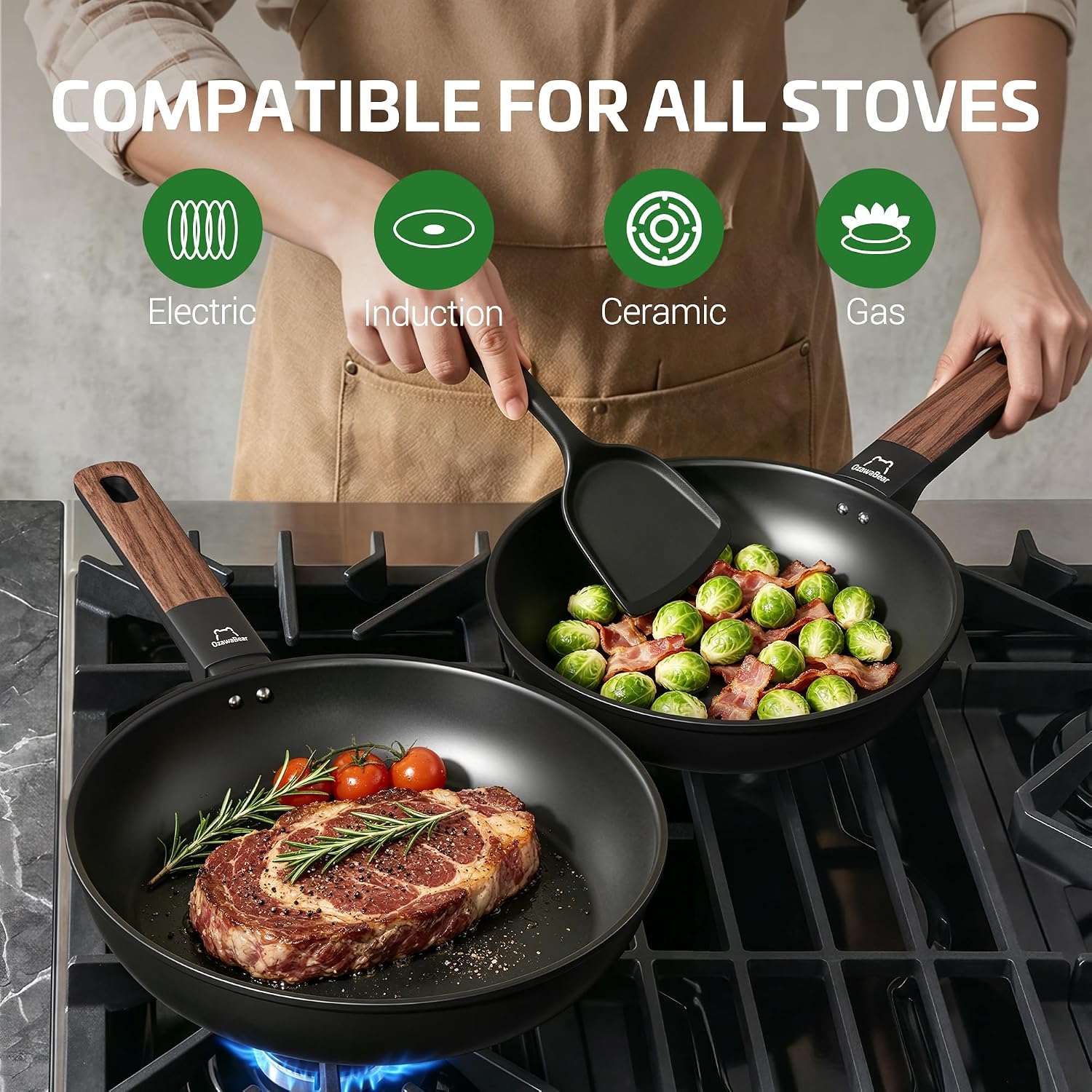 Thumbnail 2 de OzawaBear Frying Pan, 8-Inch
