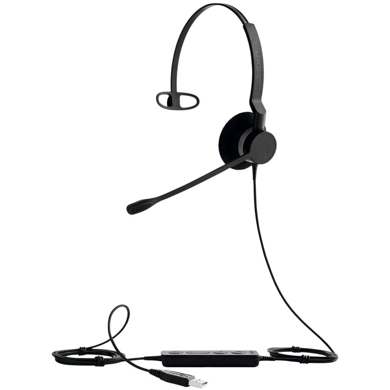 Detalle de Jabra Biz 2300 UC Auricular Monoaural USB Negro