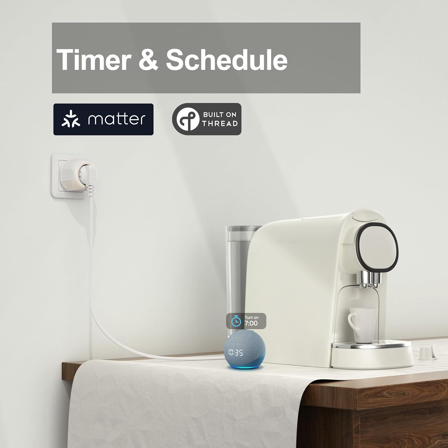 Detalle 2 de Onvis Enchufe Matter Thread Smart Plug