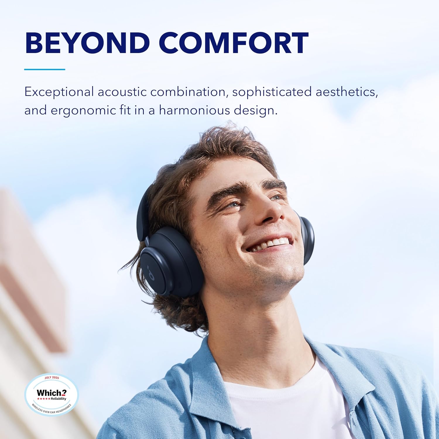 Detalle de soundcore by Anker Space Q45 Adaptive Noise Cancelling Headphones (Bluetooth 5.3) for Travel