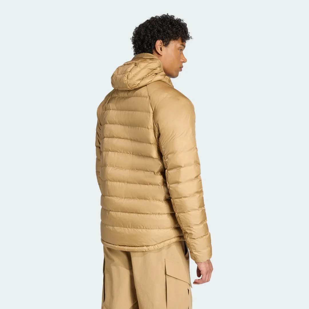 Detalle 2 de Anorak de plumón con capucha Terrex Xperior CLIMAWARM+ de Adidas (color Marrón)