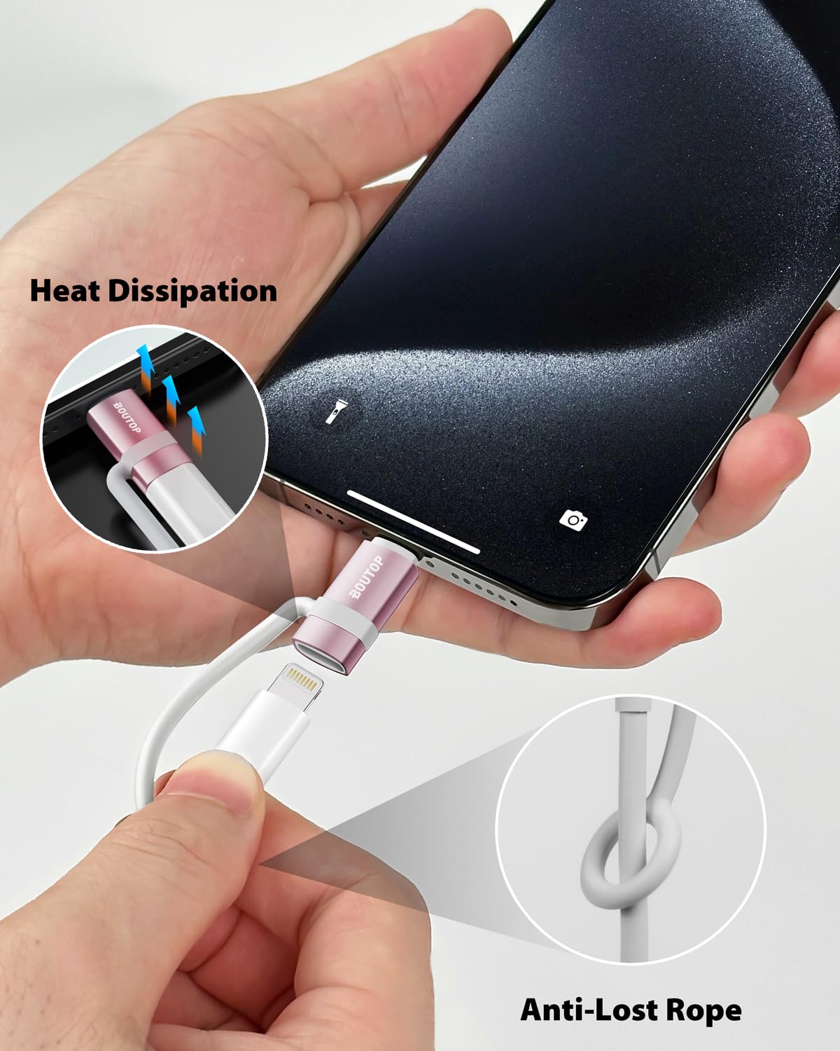 Thumbnail 5 de BOUTOP 60W Lightning auf USB C Adapter 60W