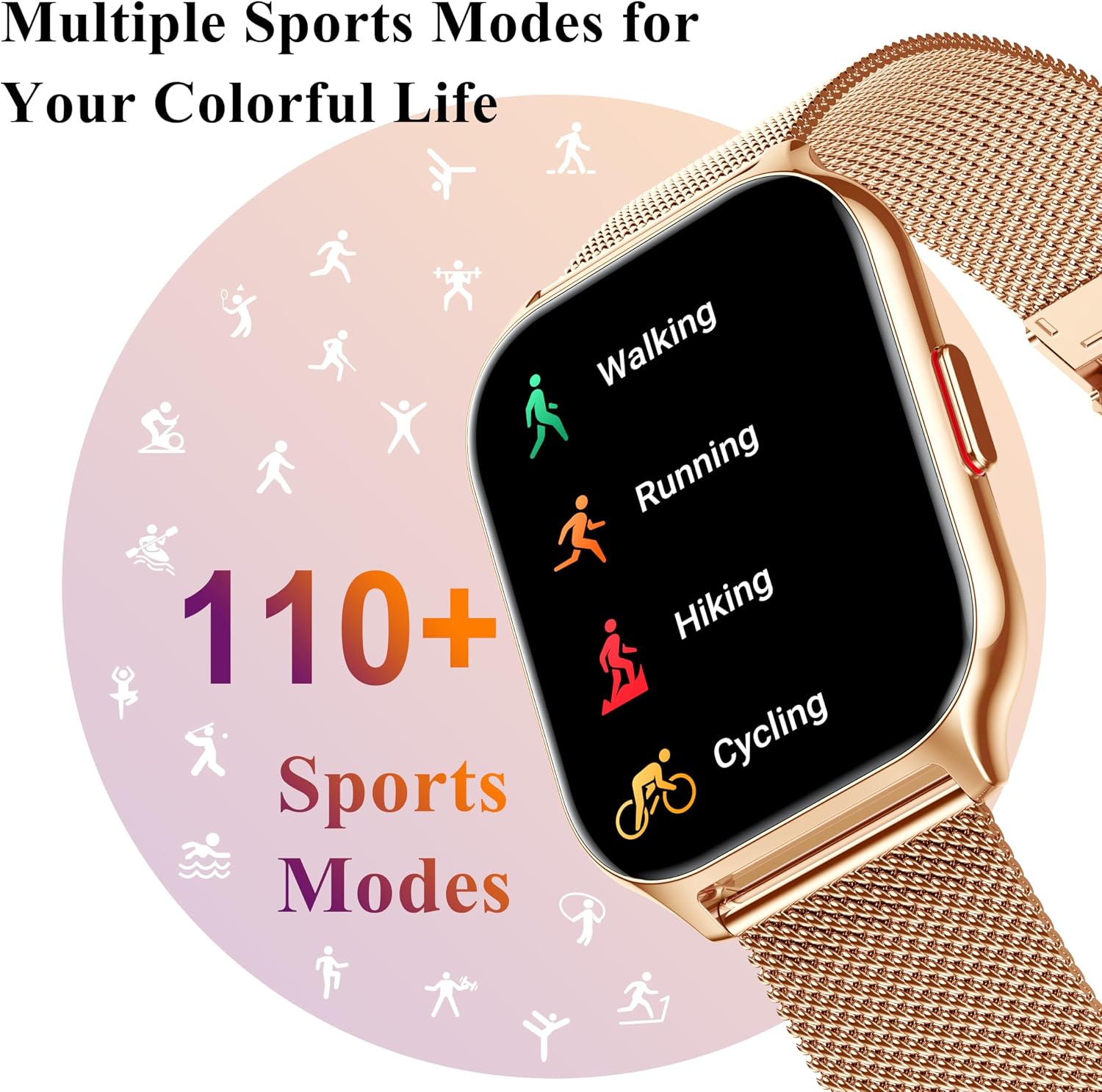 Thumbnail 4 de Popglory Smart Watch 100+ sports