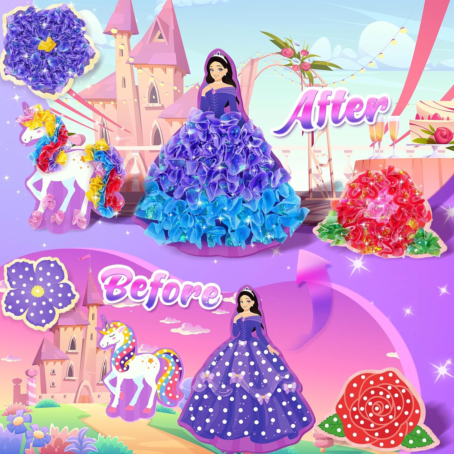 Detalle de ZOOI Craft Kits for Kids 720-piece set