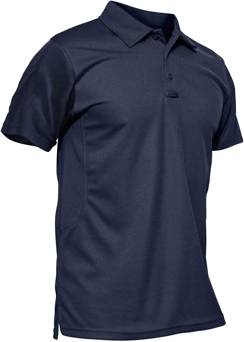 Detalle de MAGCOMSEN Men's Polo Shirt Quick Dry Performance Short Sleeve Tactical Shirt