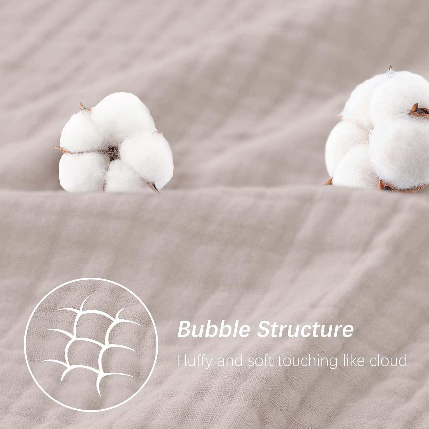 Detalle de SWEET DOLPHIN Hooded Baby Bath Towels, 32 x 32 Inches
