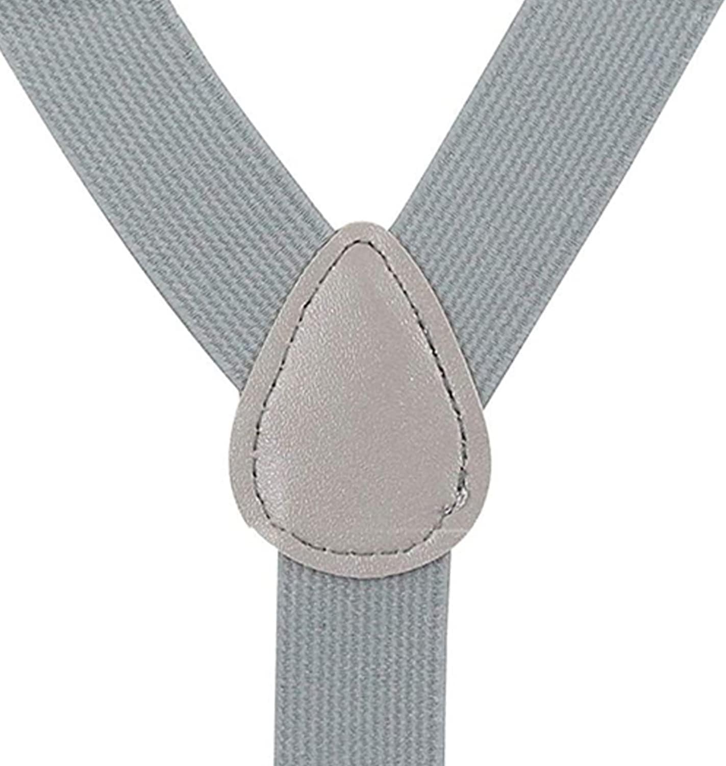 Detalle de HANERDUN Hosenträger mit Fliege für Kinder – elastisch, verstellbar, 3 Clips