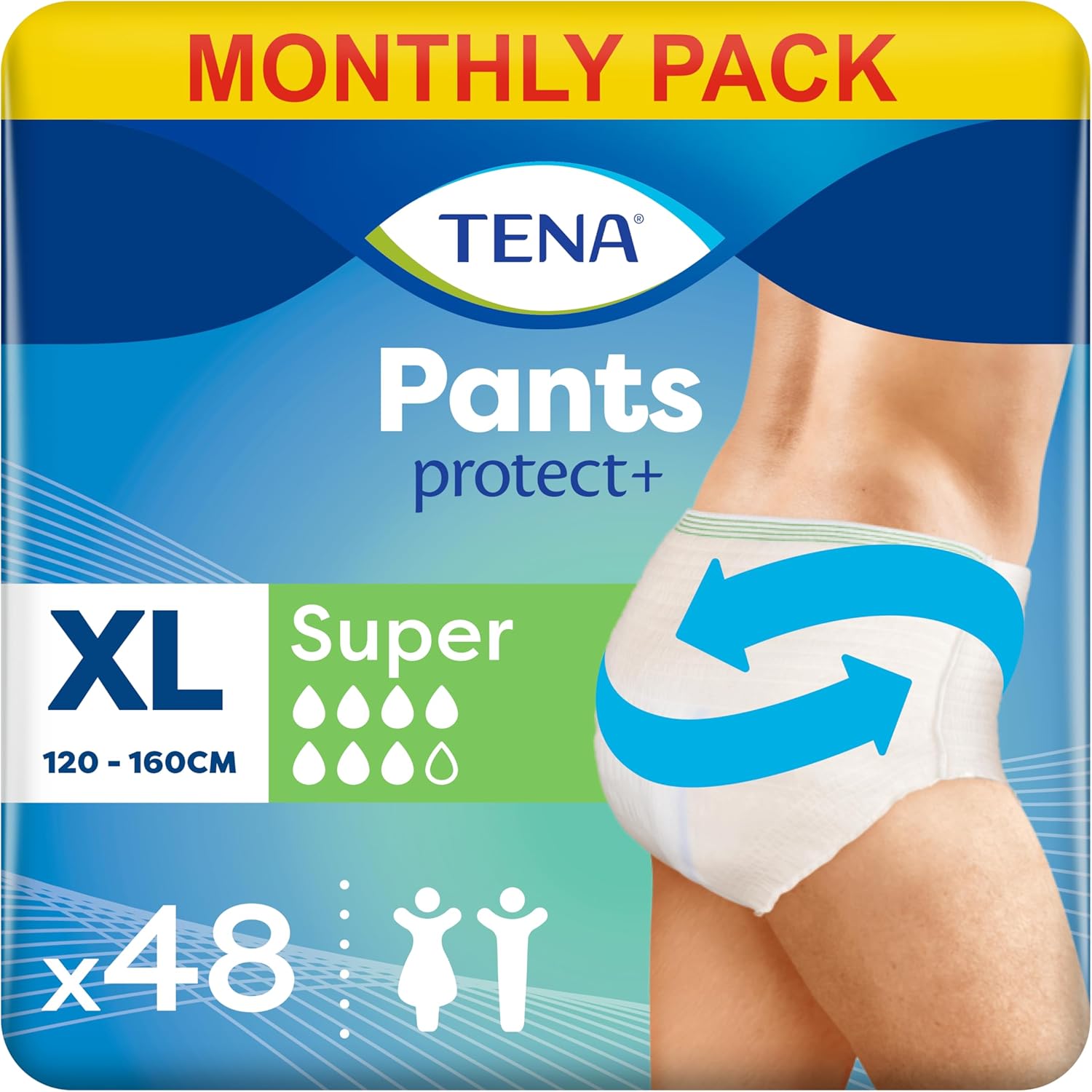 Detalle de TENA Pants Super XL 48 pairs incontinence pants