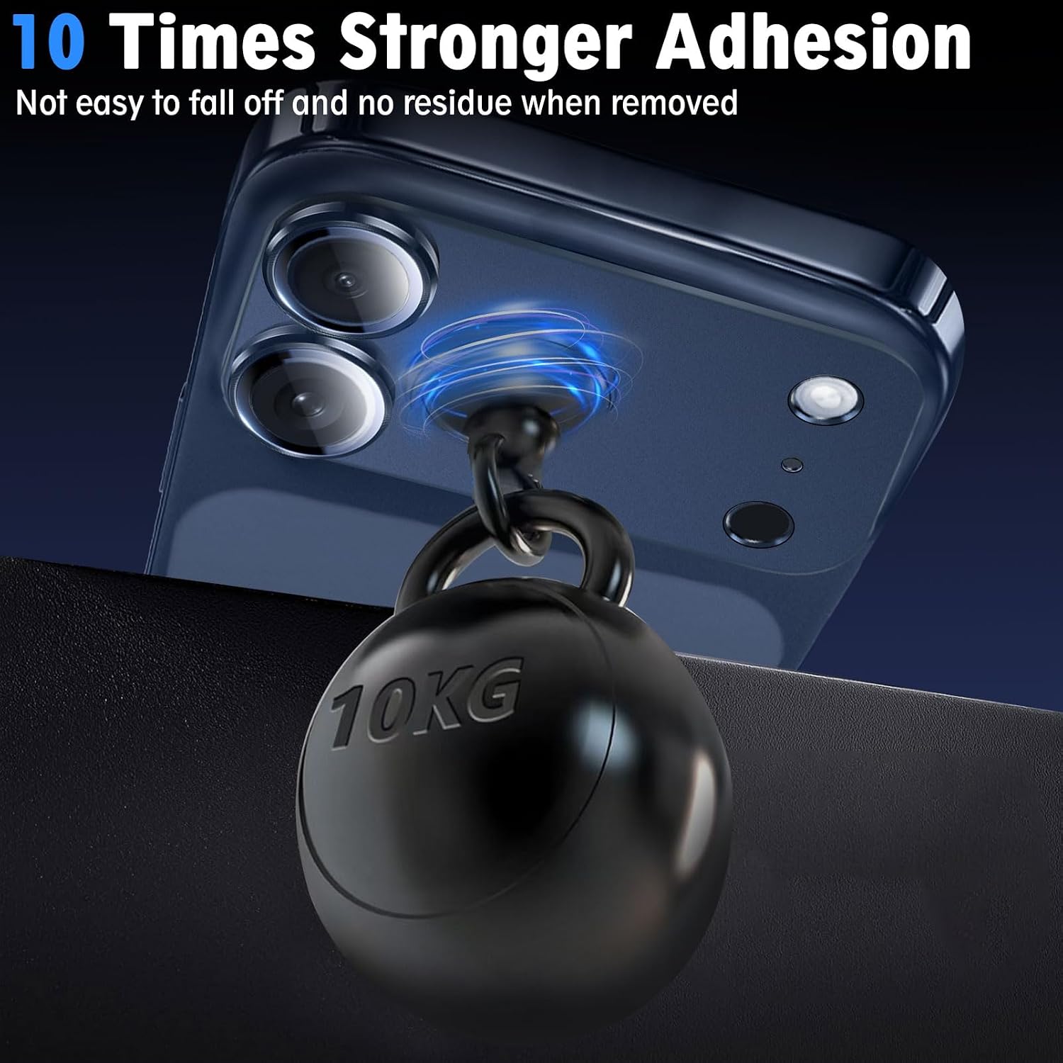 Detalle 1 de SiHPuoy iPhone 17 Pro Max Camera Lens Protector, Blue Metal and 9H Glass