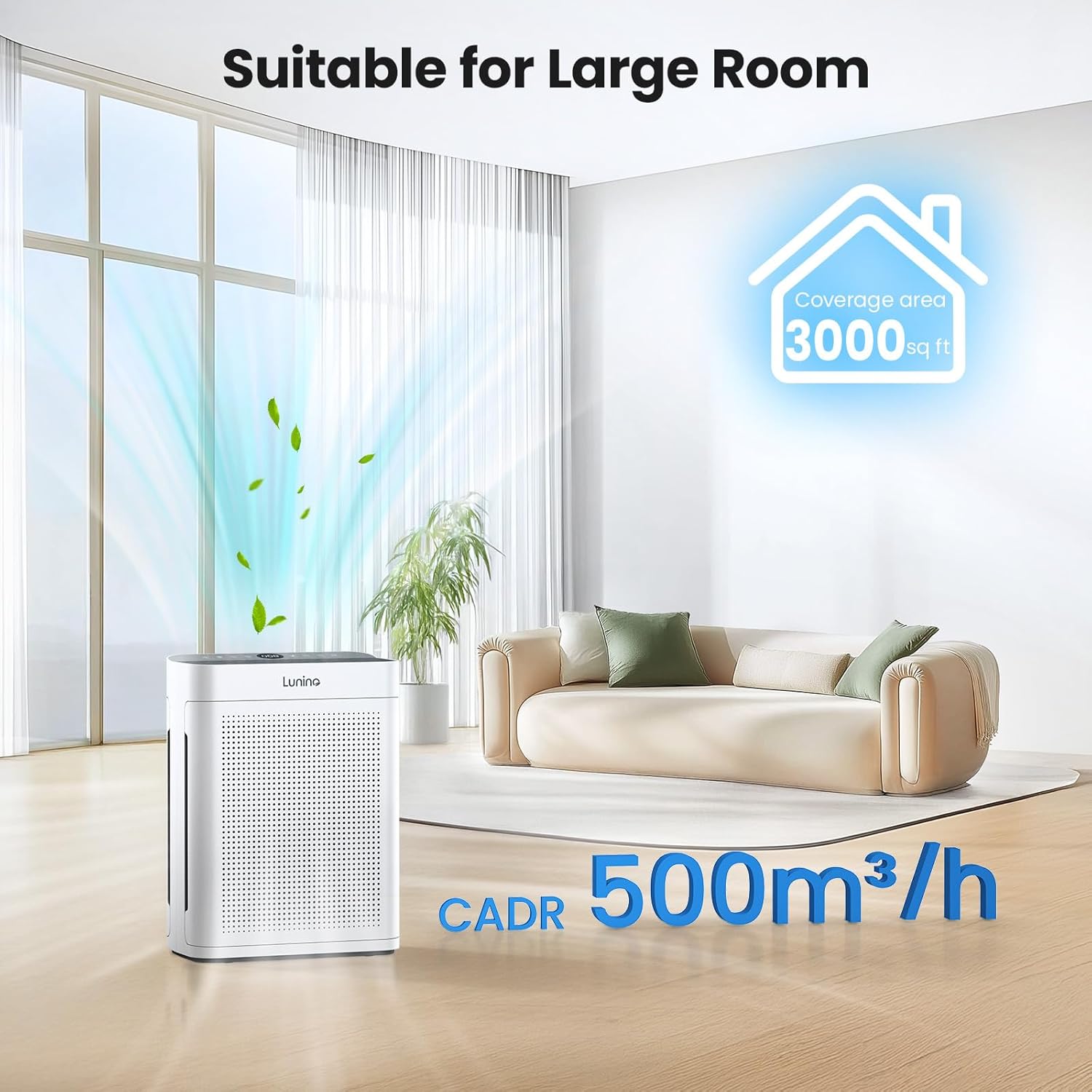 Thumbnail 2 de LUNINO HEPA Air Purifier for 3000 sq ft 🏠