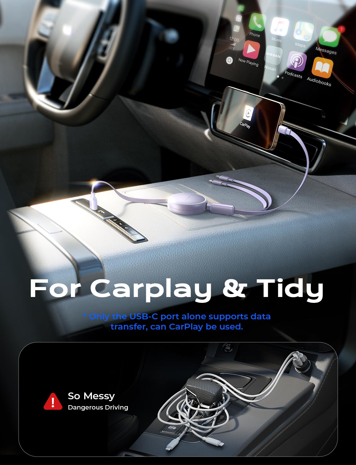 Thumbnail 2 de LISEN Multi Charger Cable, 3-in-1 charging