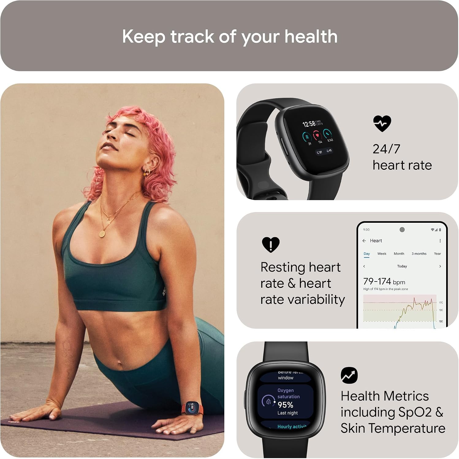 Thumbnail 5 de Fitbit Versa 4 with Google Health: a pragmatic look for everyday fitness tracking