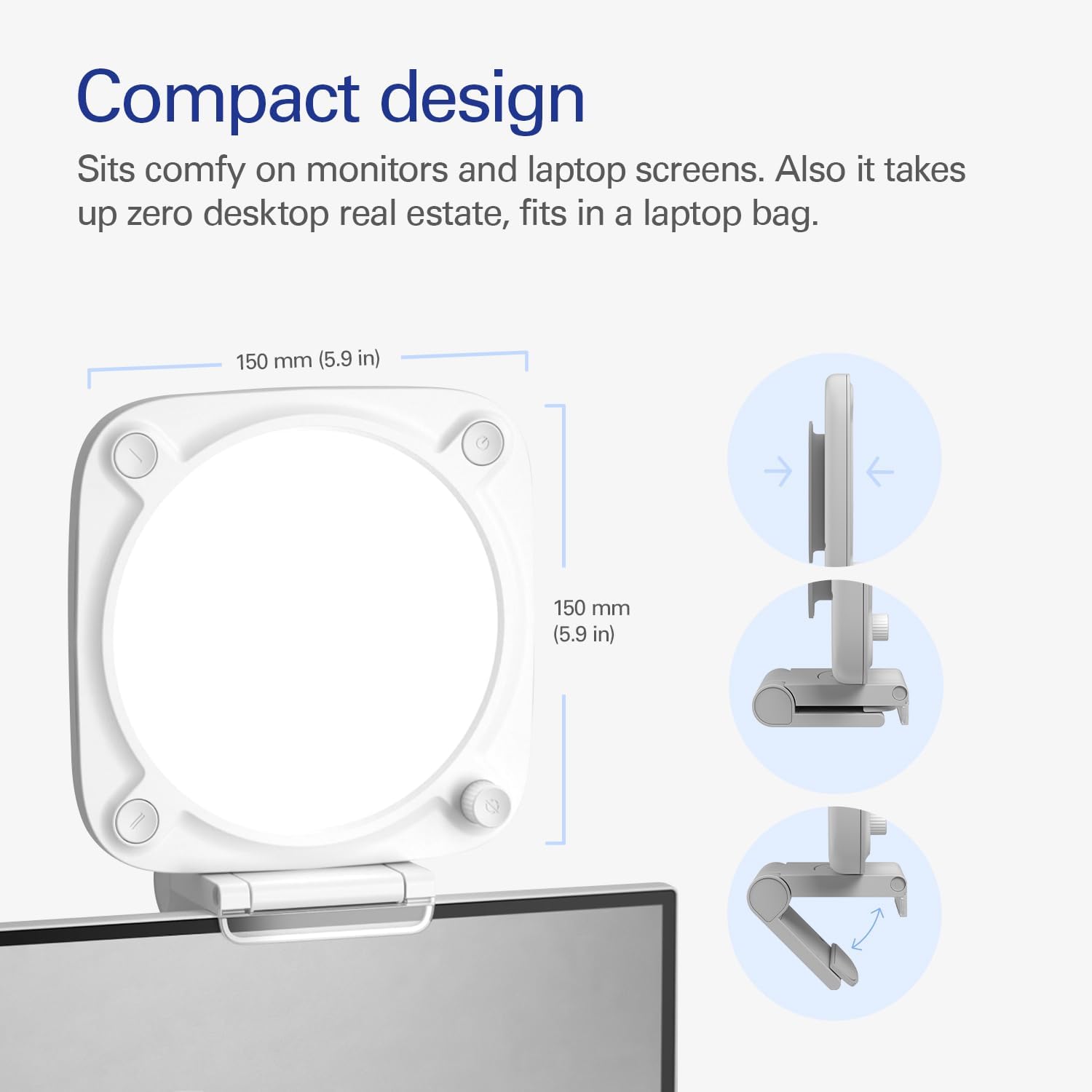 Thumbnail 5 de Elgato Key Light Neo with Monitor Mount – USB-powered LED for video calls, streaming and adjustable skin-tone lighting
