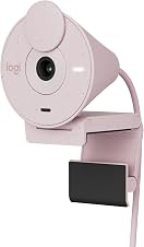 Detalle de Logitech Brio 300 Full HD webcam with privacy shutter 🎥